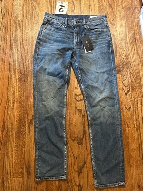 Men's rag and bone Straight Fit Blue Jeans